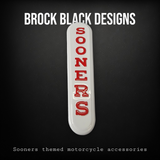 08+ Sooners themed console insert