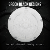 3D Aztec themed derby cover and points cover