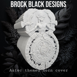 Aztec themed side-mounted horn cover