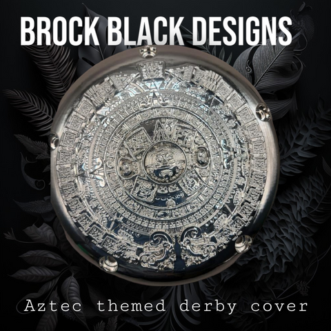 3D Aztec themed derby cover