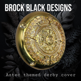 3D Aztec themed derby cover and points cover