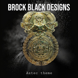 Aztec themed side-mounted horn cover