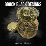 Aztec themed side-mounted horn cover