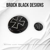 Harley Maltese cross points cover
