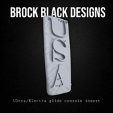 08+ ultra/Electra touring console insert 3D USA