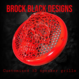Competition series of webbed skull speakers grill covers