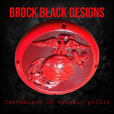 A set of  bag USMC speakers grill covers
