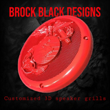 A set of  bag USMC speakers grill covers