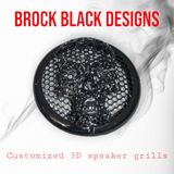 Competition series of webbed skull speakers grill covers