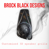 Competition series of webbed skull speakers grill covers