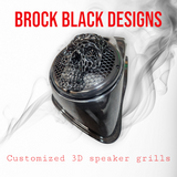 Competition series of webbed skull speakers grill covers