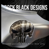 Harley davidson reccesed Punisher Betsy Ross flag fairing batwing