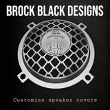 97-25+ Harley inner Touring 3D Have a nice day speakers grill covers set