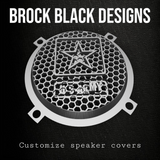 97-25+ Harley inner Touring 3D Army speakers grill covers set