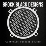 97-25+ Touring various decorative speakers grill covers sets