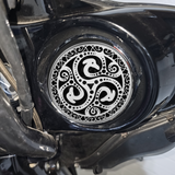 97-25+ Harley inner Touring 3D viking theme speakers grill covers set