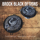 97-25+ Touring 3D Don't Tread on me speakers grill covers set