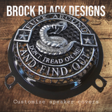 97-25+ Touring 3D Don't Tread on me speakers grill covers set