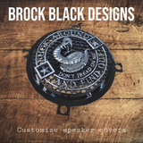 97-25+ Touring 3D Don't Tread on me speakers grill covers set