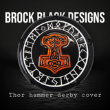 Thor's hammer and prayer derby cover