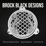 97-25+ Harley Touring Nordic boat speakers grill covers set