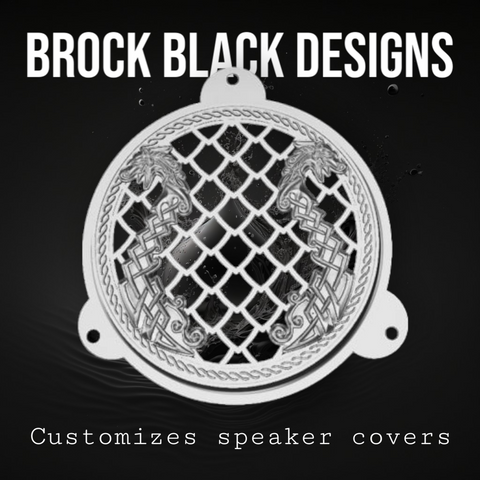 97-25+ Harley Touring Nordic boat speakers grill covers set