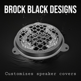 97-25+ Harley Touring Nordic boat speakers grill covers set