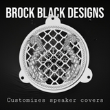 97-25+ Harley Touring Nordic boat speakers grill covers set