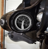 97-25+ Touring 3D tree of life speakers grill covers set