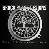 97-25+ Harley Touring tree of life speakers grill covers set