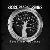 A set of bag 3D tree of life theme speakers grill covers