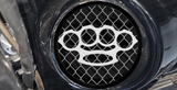 97-25+ Touring 3D brass knuckles speakers grill covers set