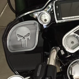 98-2024 Road Glide 3D punisher speakers grill covers set