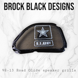 98-2024 Road Glide 3D Army speakers grill covers set