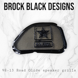 98-2024 Road Glide 3D Army speakers grill covers set