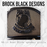 98-2024 Road Glide 3D POW MIA TRIBUTE speakers grill covers set