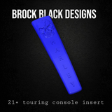 21+ skull flag console insert