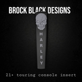 21+ skull flag console insert