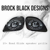 98-2024 Road Glide inner 3D Don't Tread on me speakers grill covers set