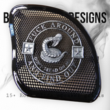 98-2024 Road Glide inner 3D Don't Tread on me speakers grill covers set