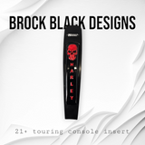 21+ skull flag console insert