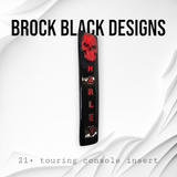 21+ skull flag console insert