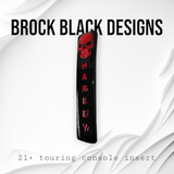 21+ skull flag console insert