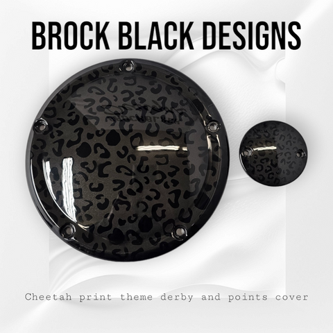 Cheetah print theme derby and points cover