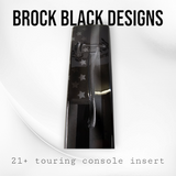 21+ Axe recessed American Flag Console insert