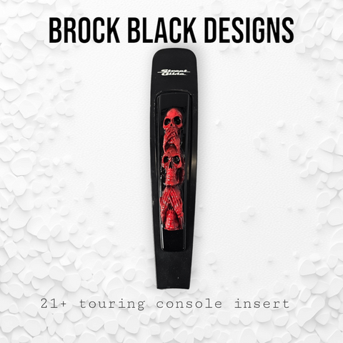 21+ touring console insert 3D see no evil