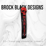 21+ touring console insert 3D ancient skull