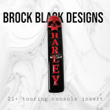 21+ touring console insert 3D ancient skull