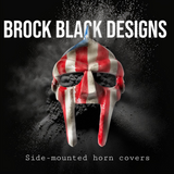 3d Spartan Horn Cover with flag