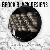 Tattered American Flag with Cobat Veteran Harley derby cover